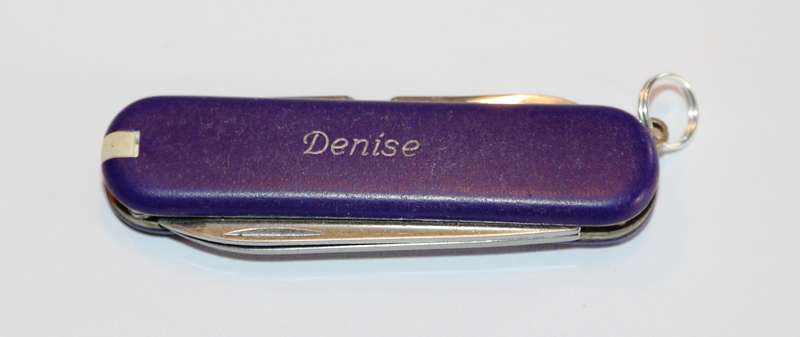 Victorinox - 58mm - Swiss Army Knife - (Classic) with name Denise