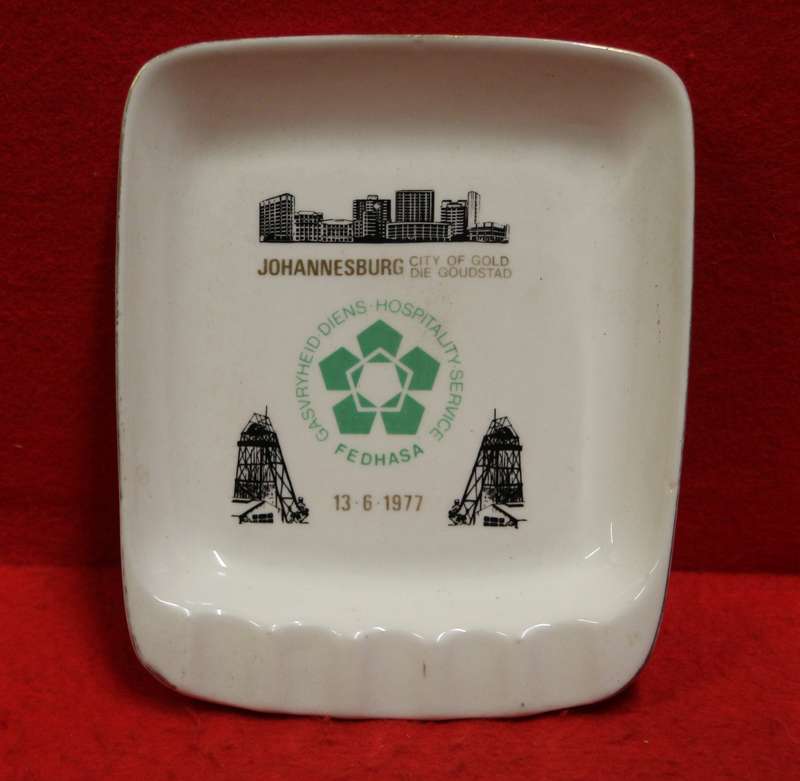 FEDHASA Johannesburg City of Gold Ashtray