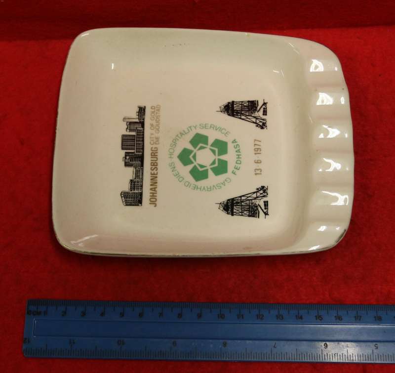 FEDHASA Johannesburg City of Gold Ashtray