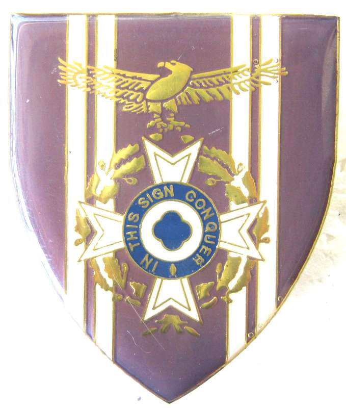 UNKNOWN ZAMBIA DEFENCE FORCE FLASH WITH PINS IN GOOD CONDITION