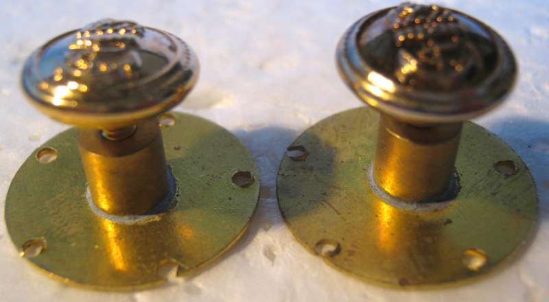 OLD S.A. NAVY PAIR OF SHOULDER STRAP BUTTONS IN UNUSED CONDITION