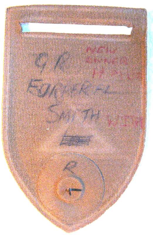 OLD SADF COMMAND HQ COMPANY TUPPERWARE FLASH WITH PIN IN USED CONDITION