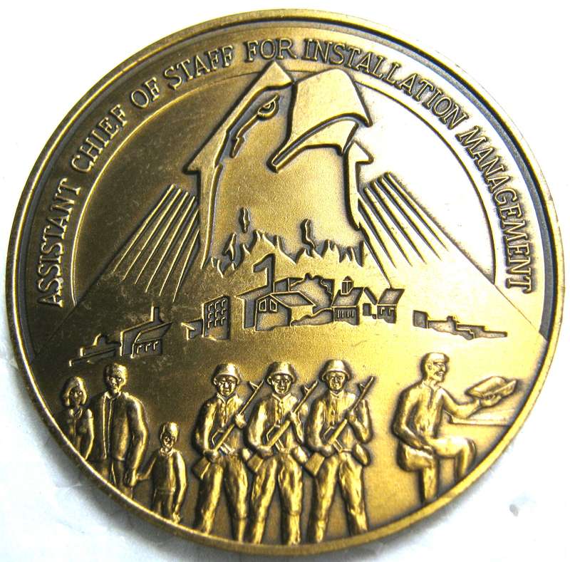 U.S. DEPARTMENT OF THE ARMY - ASSISTANT CHIEF OF STAFF FOR INSTALLATION MANAGEMENT, CHALLENGE COIN