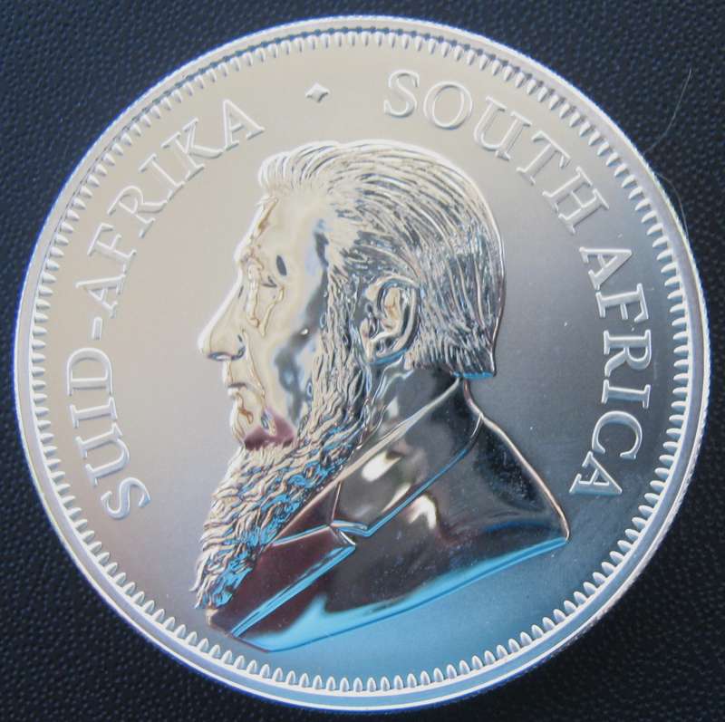 2017 1 OZ FINE SILVER KRUGER RAND IN UNCIRCULATED CONDITION