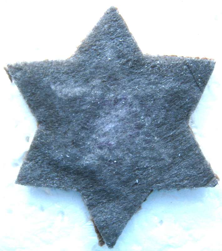 SADF JEWISH CHAPLAIN FIELD DRESS CLOTH BREAST BADGE IN UNUSED CONDITION