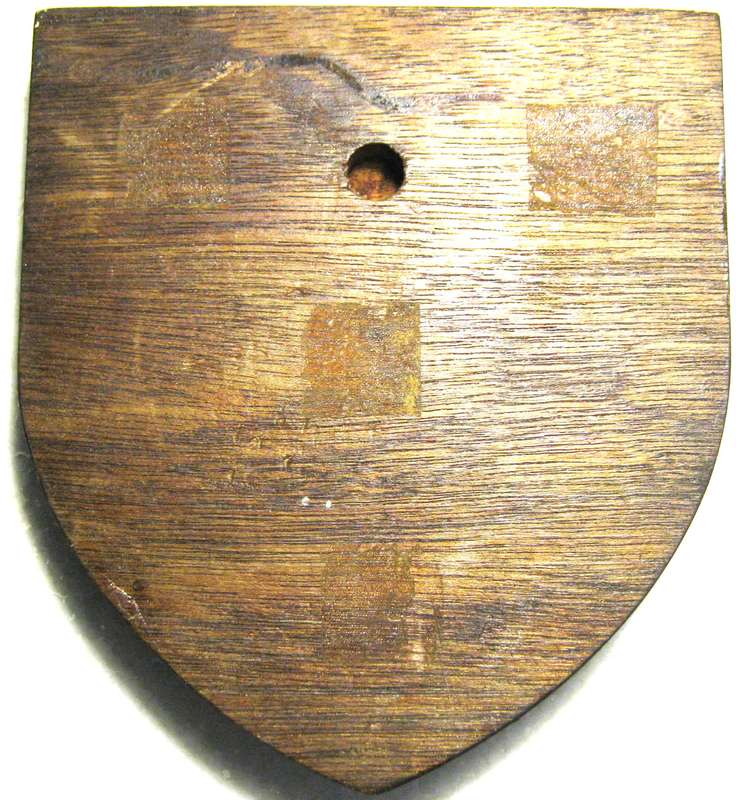 SAAF 80 AIR NAVIGATION SCHOOL BADGE ON WOODEN SHIELD IN FAIR CONDITION