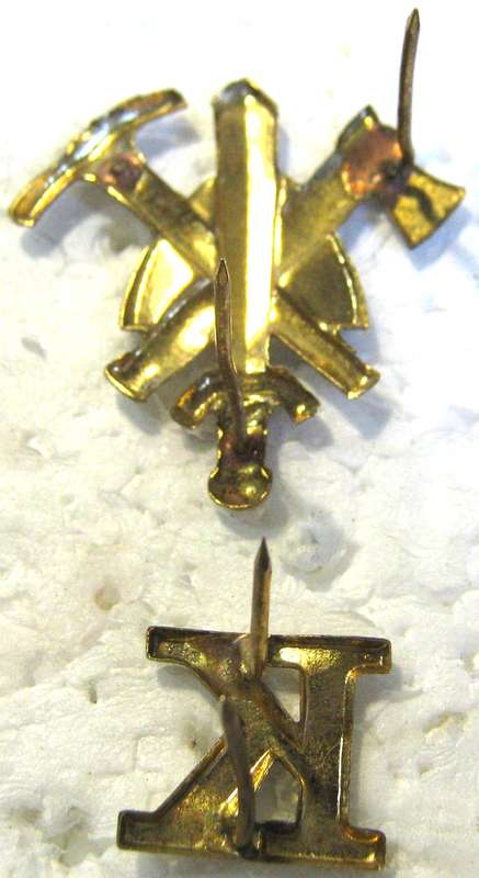 WW2 FINLAND ENGINEERS SCHOOL WITH "K" INDICATING WHICH UNIT IT'S FROM AND THIS WAS ABANDONED IN WW2