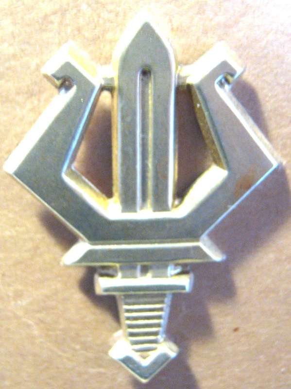 WW2 FINLAND  ARMY BAND SHOULDER STRAP BADGE  WITH PINS GOOD CONDITION