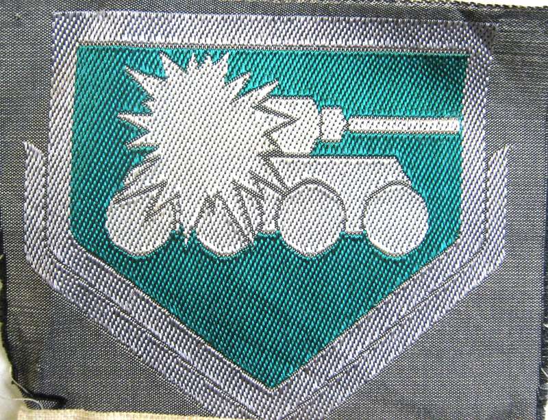 WW2 FINLAND MILITARY ANTI TANK CLOTH BADGE IN UNUSED CONDITION