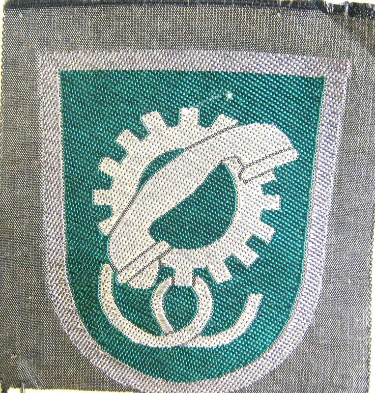 WW2 FINLAND MILITARY TELECOMMUNICATION OPERATOR CLOTH BADGE IN UNUSED CONDITION
