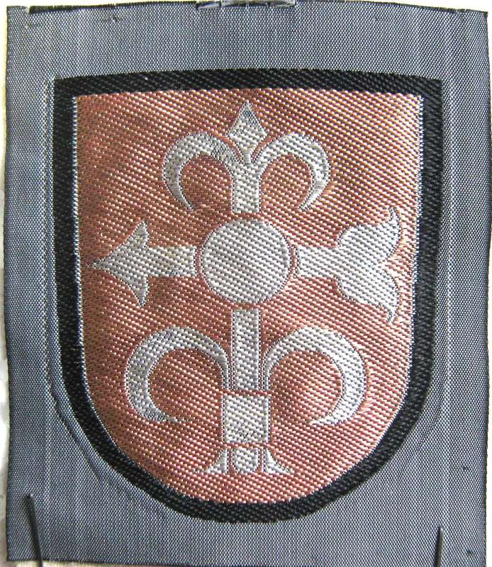 WW2 FINLAND ORIGINAL MILITARY WEATHER RECORDER CLOTH BADGE IN UNUSED CONDITION