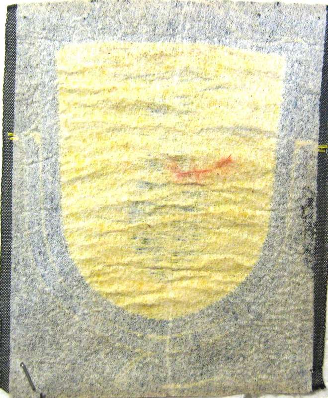 WW2 FINLAND ORIGINAL MILITARY MORTARIST CLOTH BADGE IN UNUSED CONDITION
