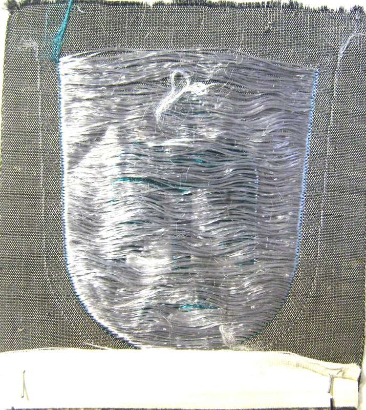 WW2 FINLAND ORIGINAL MILITARY ANTI AIRCRAFT CLOTH BADGE IN UNUSED CONDITION