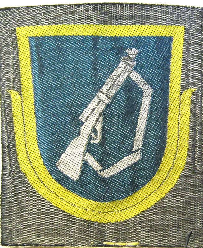 WW2 FINLAND ORIGINAL MILITARY INFANTRY CORPS CLOTH BADGE IN UNUSED CONDITION