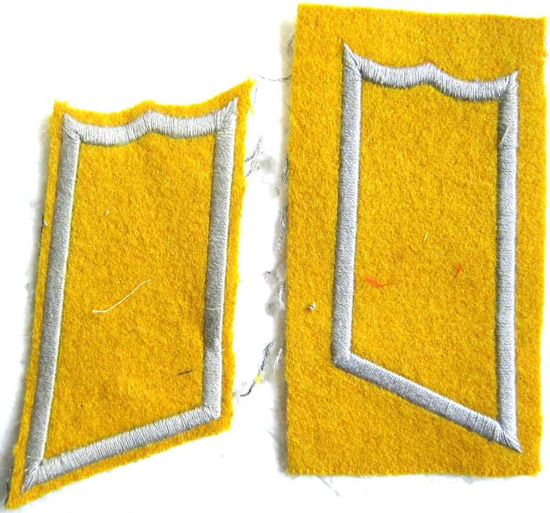 WW2 FINLAND ORIGINAL  PAIR OF CAVALRY, PRIVATE  COLLAR PATCHES IN UNUSED CONDITION