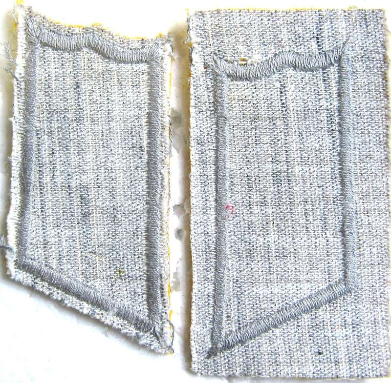 WW2 FINLAND ORIGINAL  PAIR OF CAVALRY, PRIVATE  COLLAR PATCHES IN UNUSED CONDITION