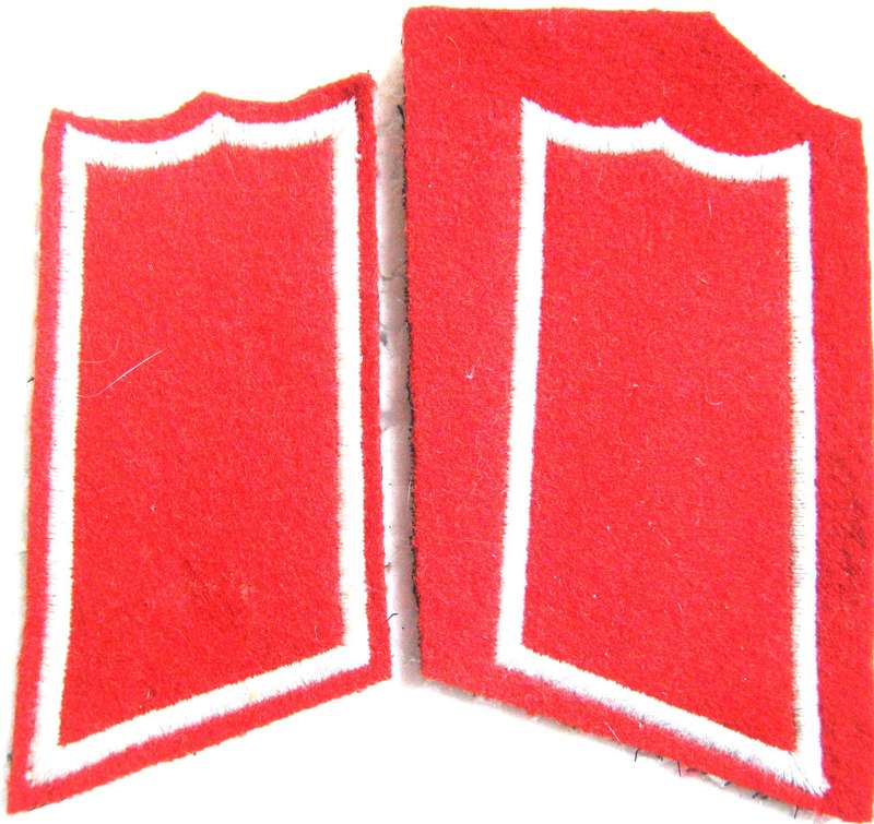 WW2 FINLAND ORIGINAL  PAIR OF ANTI- AIRCRAFT, PRIVATE  COLLAR PATCHES IN UNUSED CONDITION