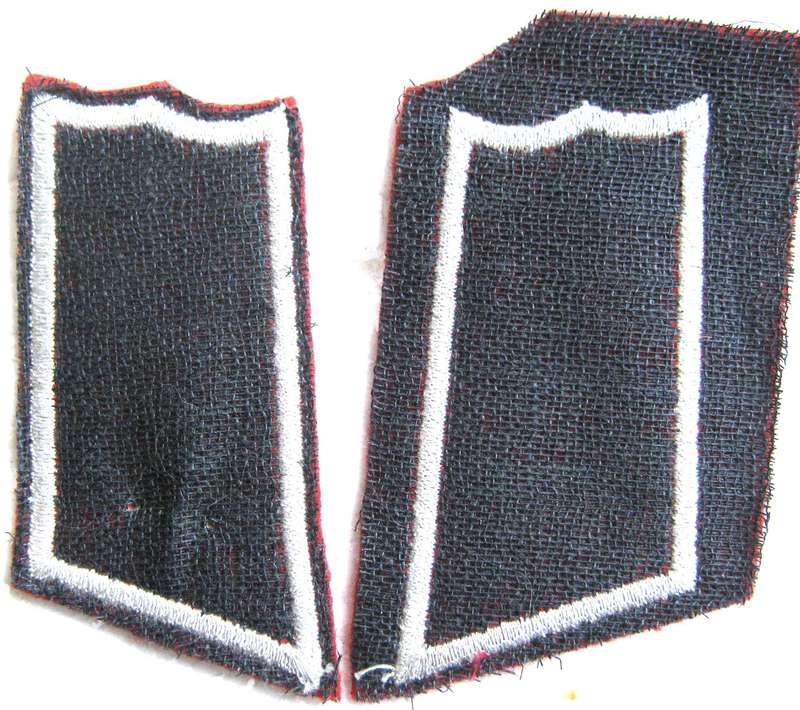 WW2 FINLAND ORIGINAL  PAIR OF ANTI- AIRCRAFT, PRIVATE  COLLAR PATCHES IN UNUSED CONDITION