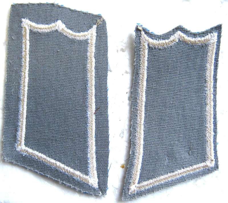 WW2 FINLAND ORIGINAL PAIR MAINTENANCE, PRIVATE  COLLAR PATCHES IN UNUSED CONDITION