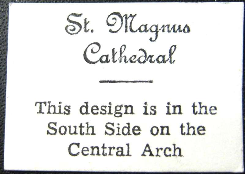 SOLID SILVER HALLMARKED EDENBURGH "ORTAK" ST MAGNUS CROSS BOXED BROOCH 4 GRAMS TOTAL WEIGHT