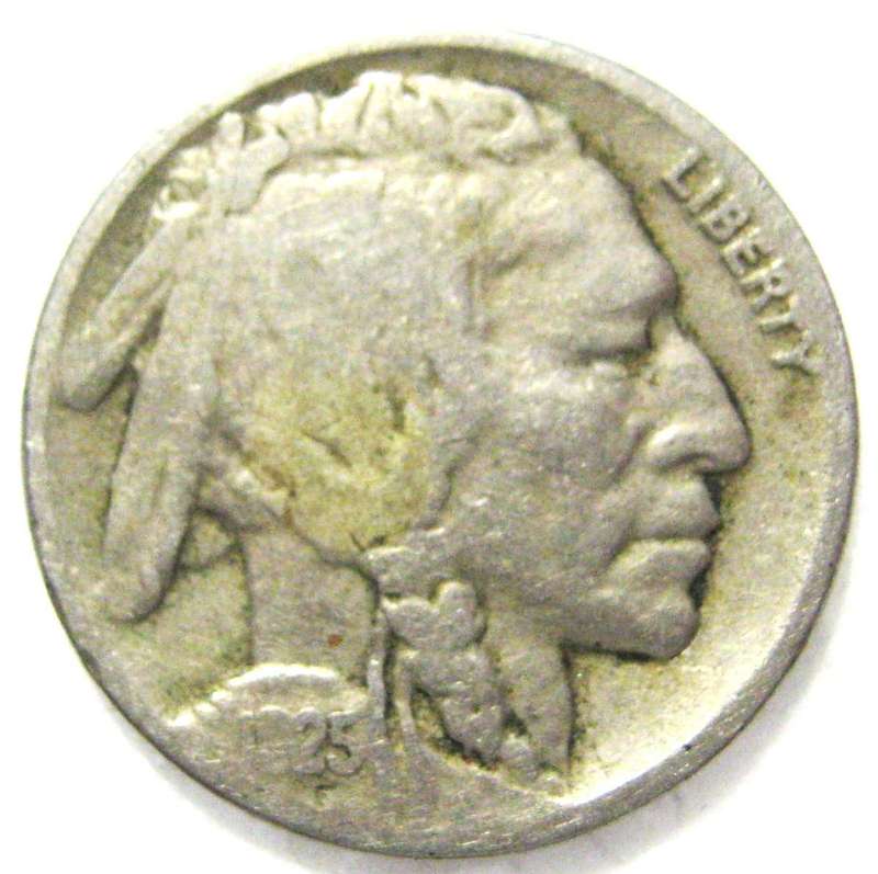 1925 U.S. BAFFALO NICKEL IN GOOD CIRCULATED CONDITION