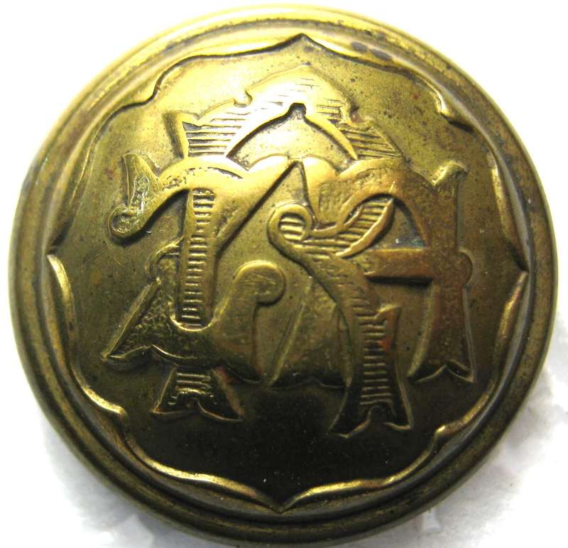 BOER WAR ERA ZAR POLICE BUTTON 24MM WIDE IN GOOD CONDITION
