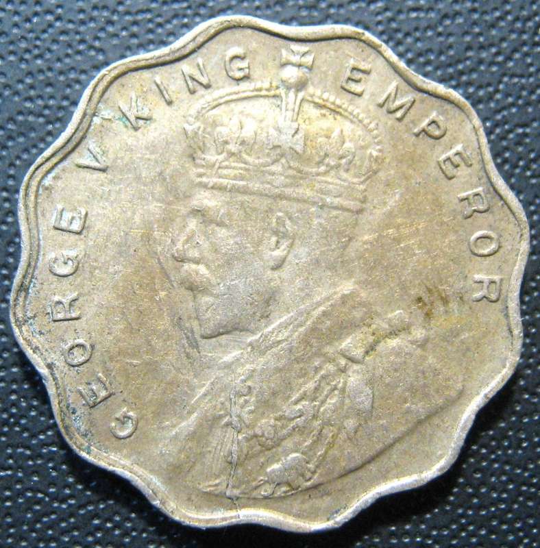 1919 INDIA 1 ANNA IN GOOD CIRCULATED CONDITION