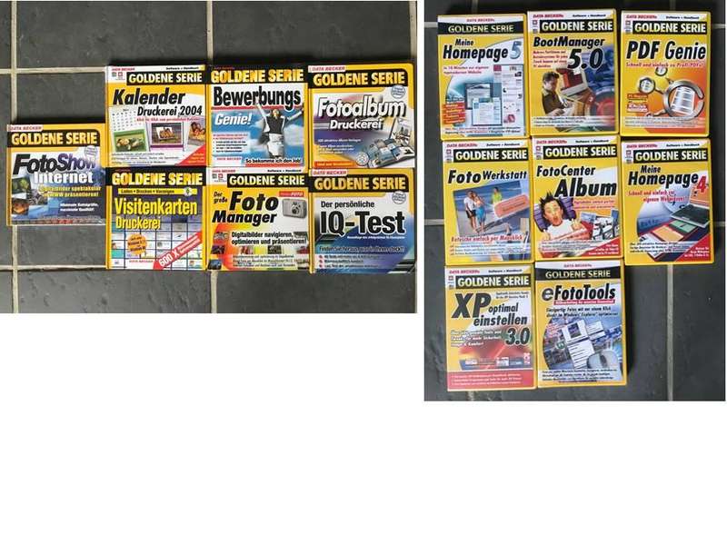 Data Becker Golden Serie German Software vintage LOT 1  + LOT 2,