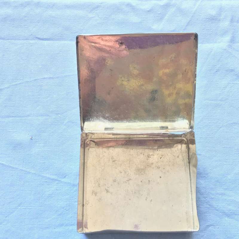 Lot of vintage metal boxes : Cigarettes Metal Box, and others, vintage, collectors item