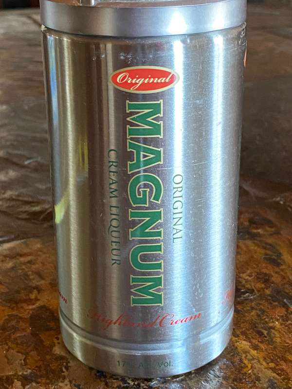 Original Magnum Aluminium can 500ml, collectors item, empty can !