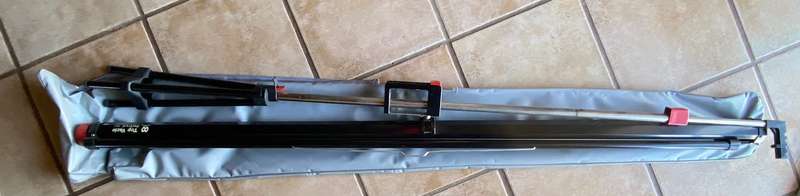 MW TOP VARIO PERLMUTT / SILVER Projector - Video screen 150cm x 150cm Made in Germany,