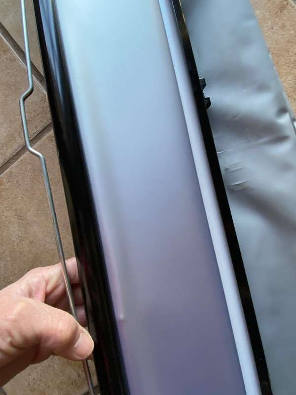 MW TOP VARIO PERLMUTT / SILVER Projector - Video screen 150cm x 150cm Made in Germany,