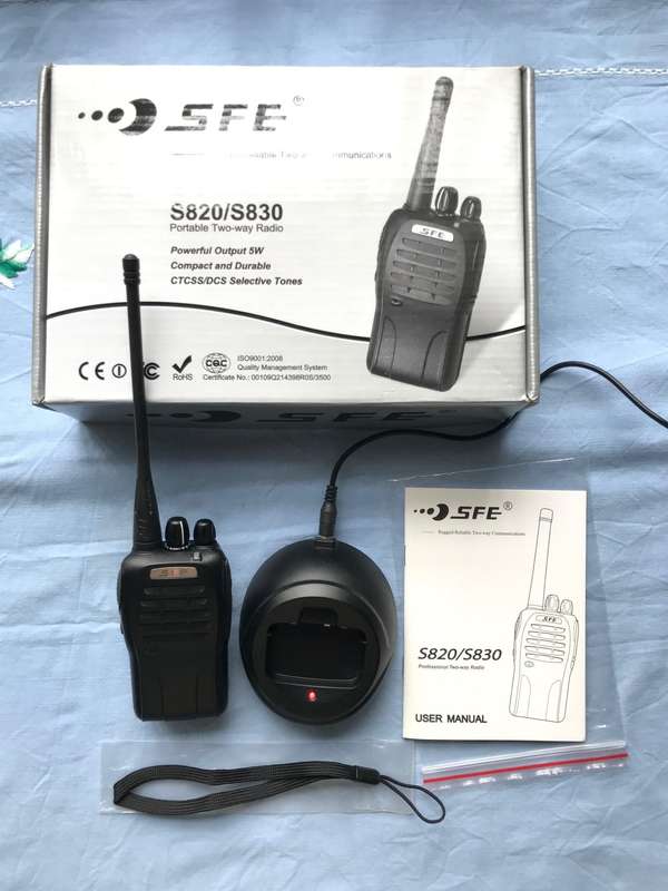 2 x SFE Two Way Radio,handheld-WALKY TALKY , professional long range