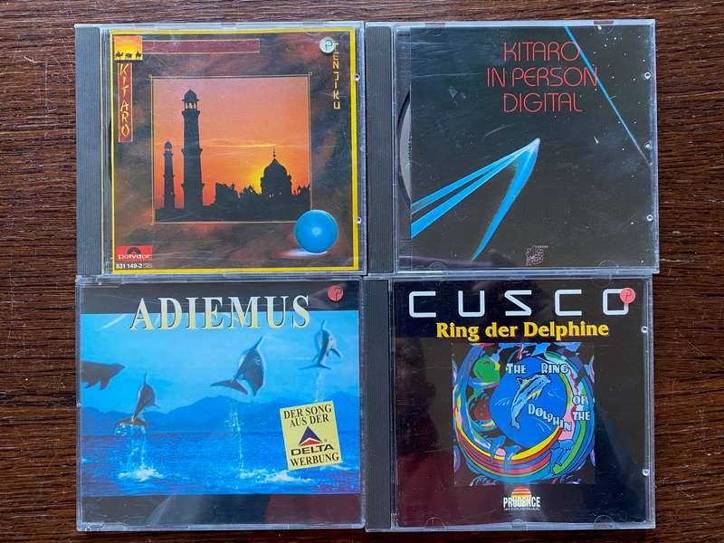 CD lot ( 4 cds) Adiemus, Cusco,Kitaro 2x, music cd