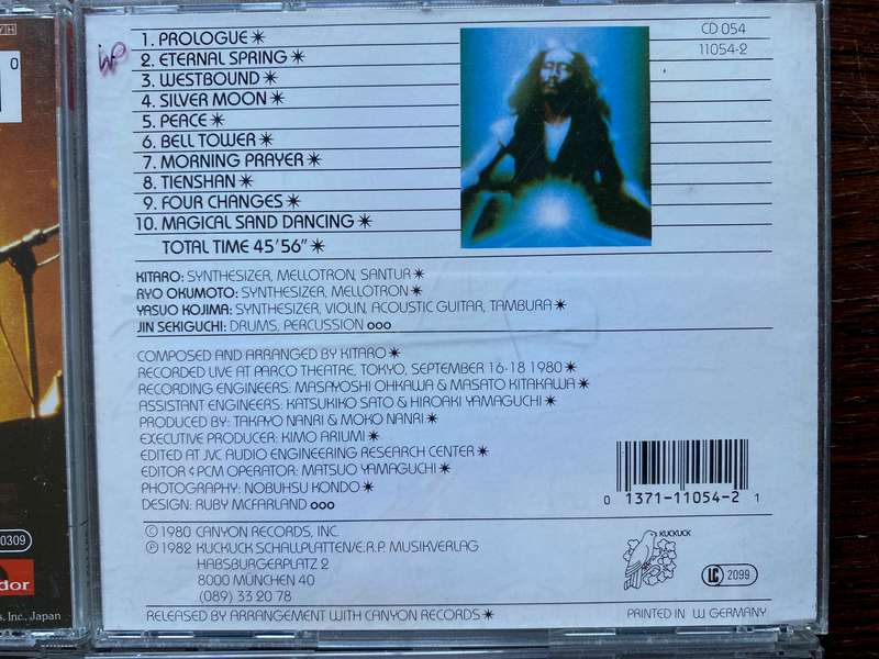 CD lot ( 4 cds) Adiemus, Cusco,Kitaro 2x, music cd