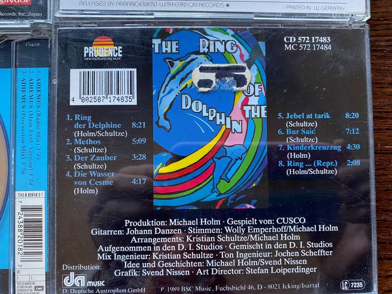 CD lot ( 4 cds) Adiemus, Cusco,Kitaro 2x, music cd