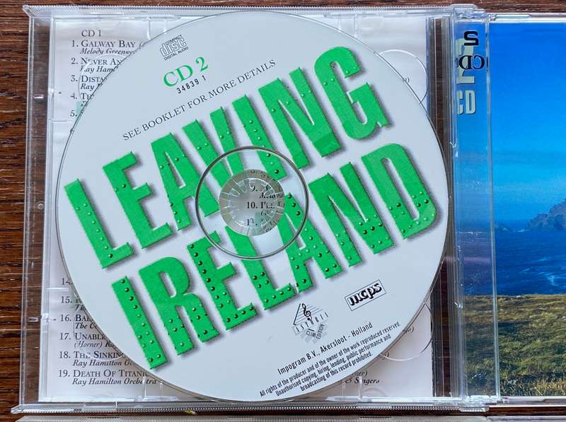 CD Lot (2CDS) Leaving Ireland + Phil Coulter - Sea of Tranquility
