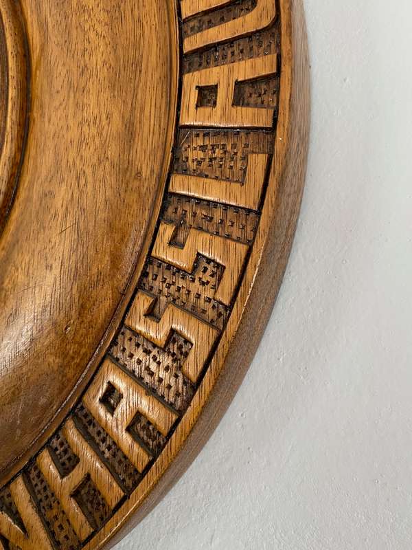 Wooden shooting target from Germany (1979) , Königschiessen, Altenhasslau, vintage, collectors item