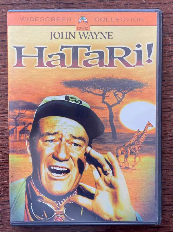 DVD  Hatari  in english, italian, french, german, spanish,PAL, John Wayne