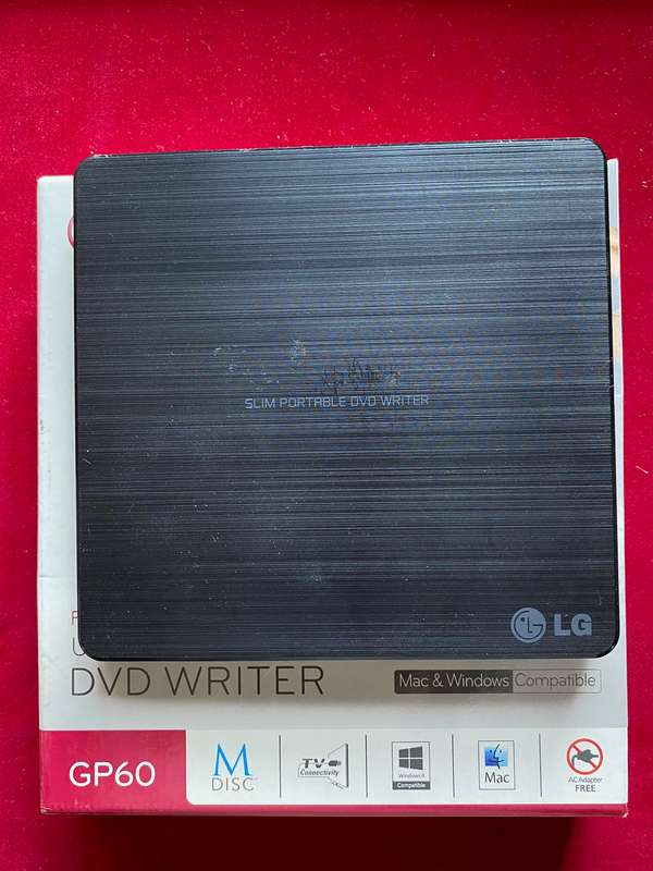 LG DVD Writer GP60 Slim, in working condition, in good condition