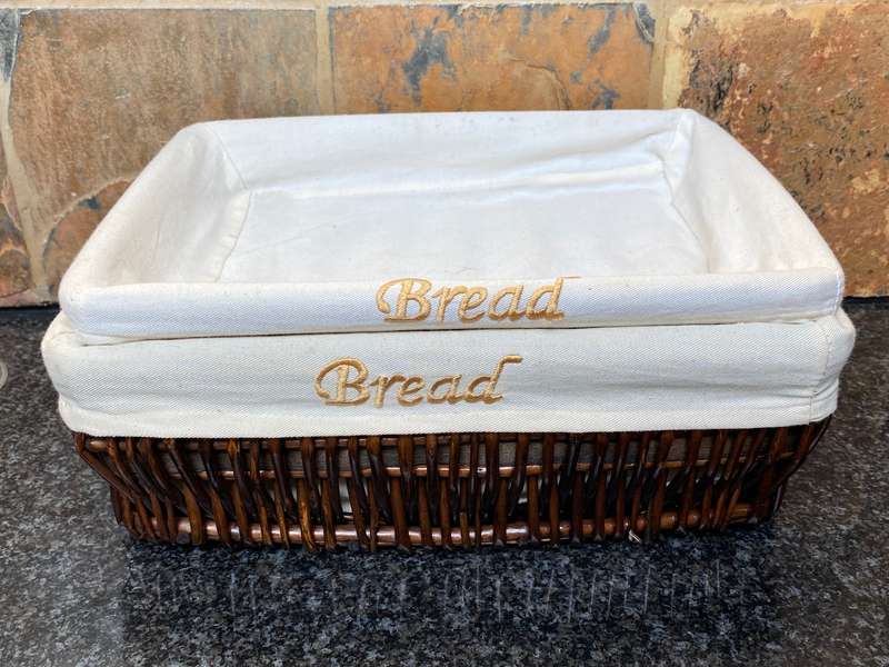 2 x Bread Basket 34cm x 24cm x 11cm and 33cm x 24cm x 6cm