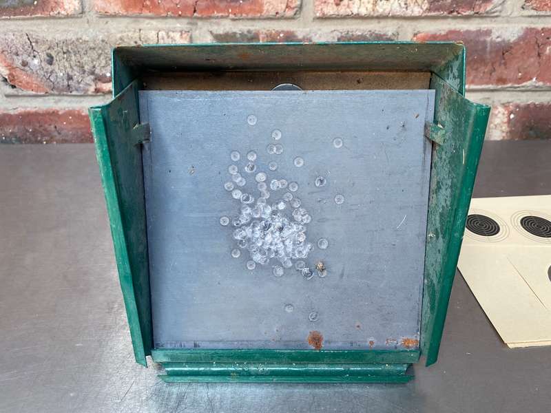 Air Gun Pellet Catcher  Shooting Target metal for airgun-airpistol pellets LOT 2