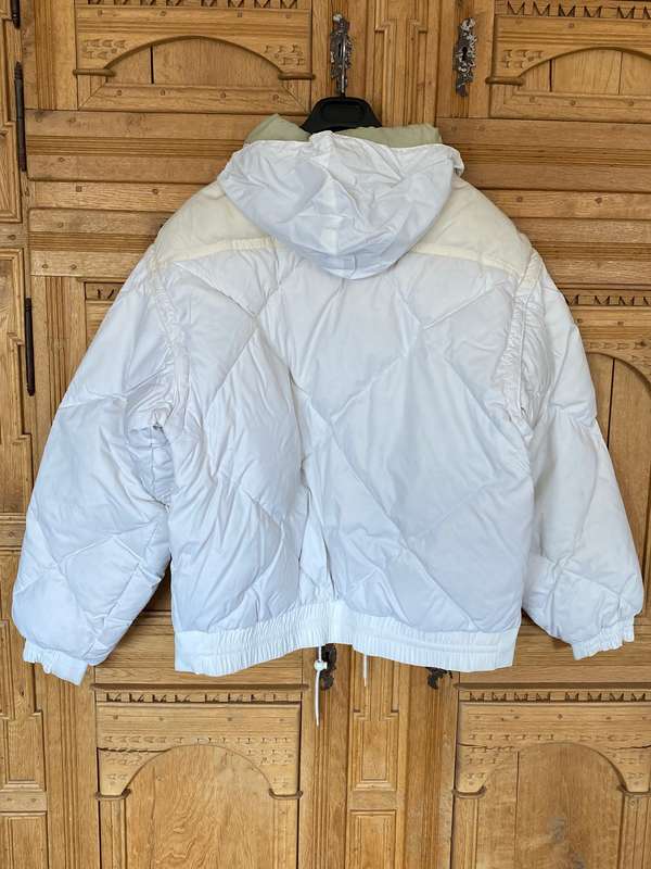 Vintage Anzi Besson Winter Jacket , Contax Yashica from 1991, size XL , white , very rare