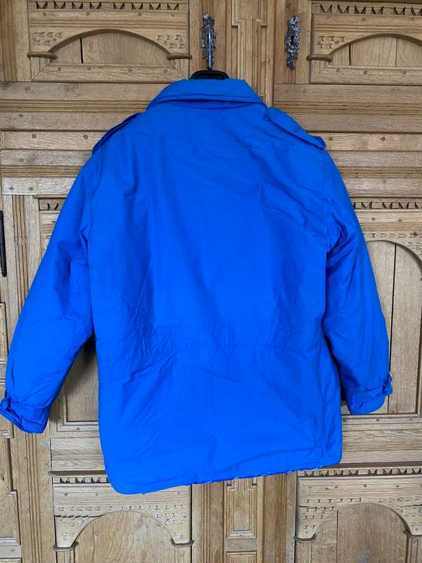 Vintage Voigtländer Winter Jacket, blue, size S, secondhand in good condition + Voigtländer Cap new