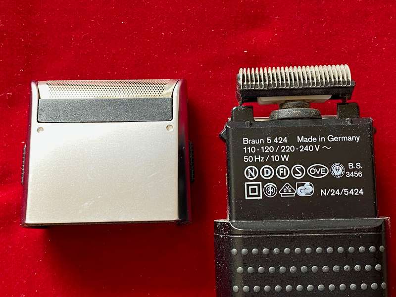 Braun 5424 Shaver 110-120 + 220-240V vintage, in wokring condition