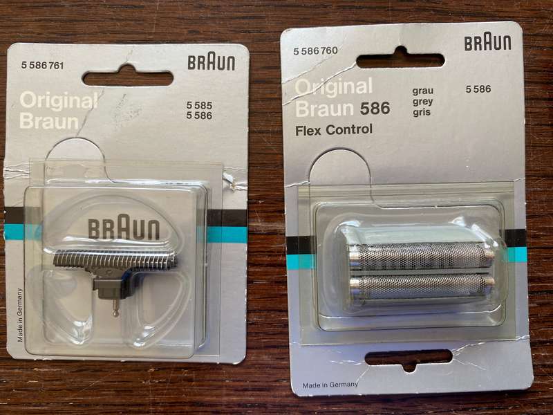 BRAUN Shaver Parts (Lot)  5586,5585,586,5310,5321,5322,5323,5330,5340,5346,5350,5511,5512,sixtant S