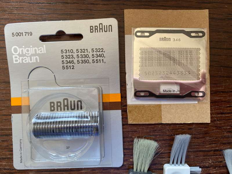 BRAUN Shaver Parts (Lot)  5586,5585,586,5310,5321,5322,5323,5330,5340,5346,5350,5511,5512,sixtant S