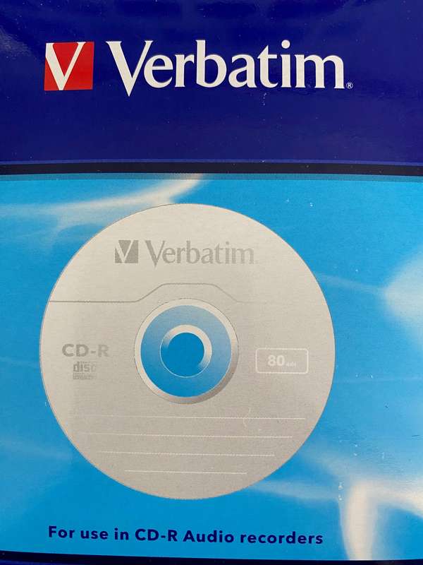 CD Lot: Verbatim Music CD-R (9x sealed) (1x unsealed) Lot A , vintage