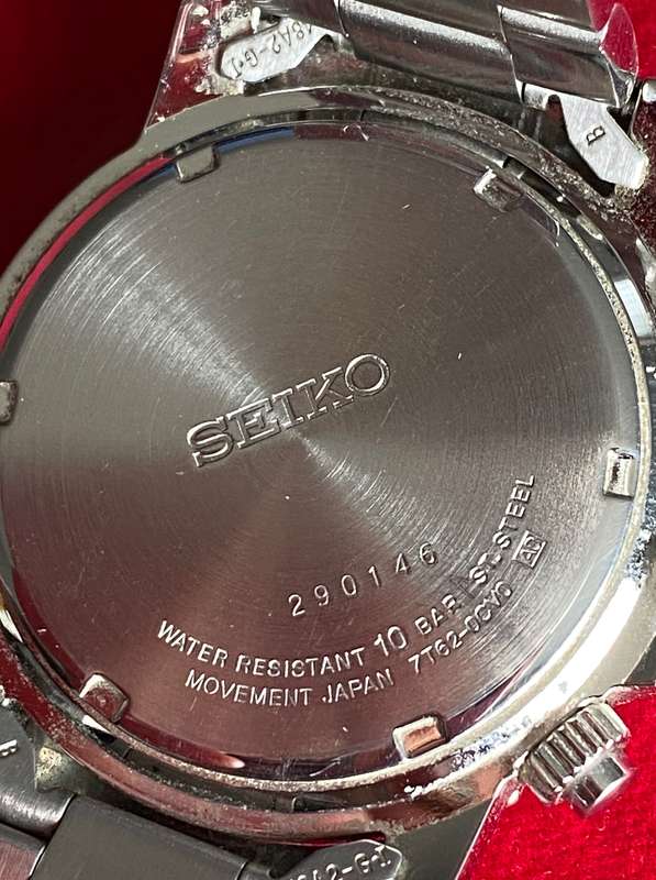 SEIKO SNA 225 7T62-0CV0 chronograph quartz , rare, collectors item,