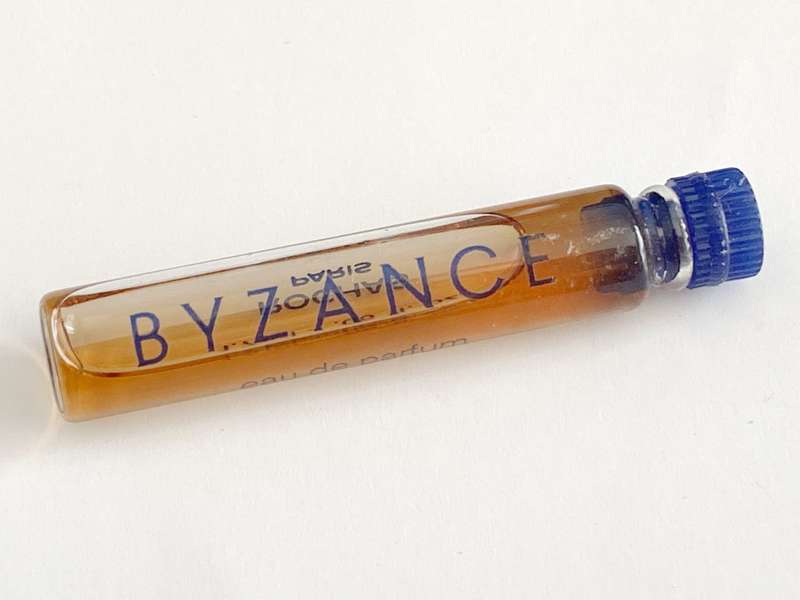 Byzance Rochas Paris, approx. 1.7ml, rare, Test Mini Bottle, Vintage, Collectors item,